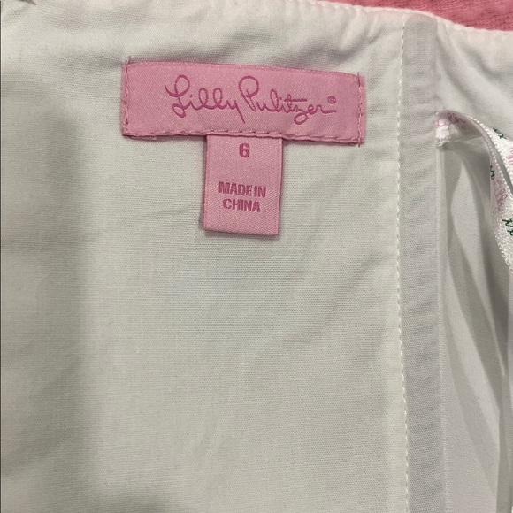 Lilly Pulitzer Lowe Mini Dress Pretty Pink Tootie Floral - Picture 6 of 7